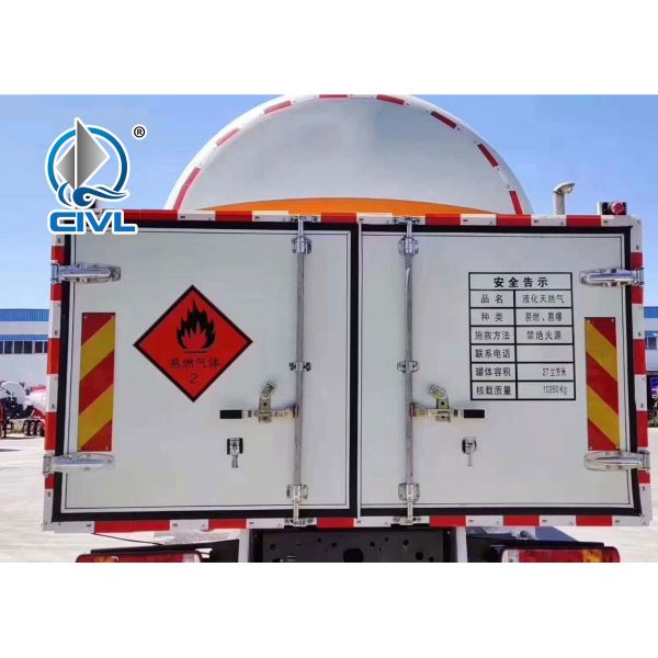 25m3 LPG Tank Truck Fuel Diesel / Chemical Tank Truck Liquid Tank Truck
