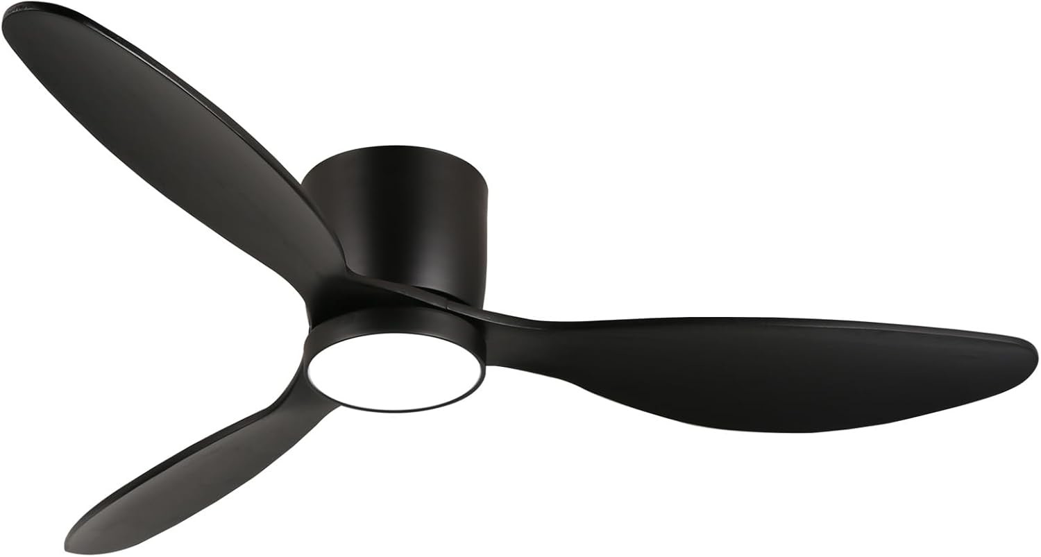 White Black Gold 52 Ceiling Fan With Energy Saving Function