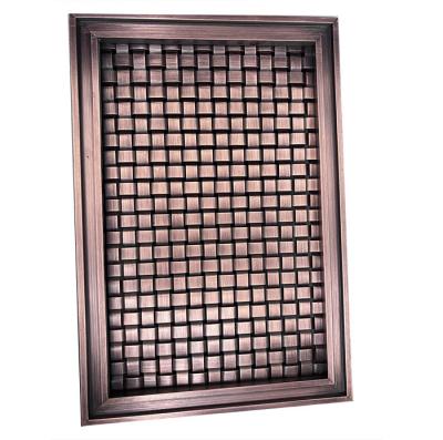 Grille en fil plat à cramponné Maillage en fil diamanté Maillage tissé Décoratif d'ascenseur