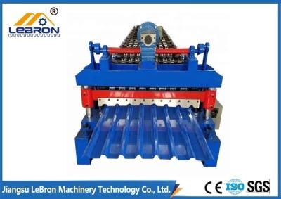 2018 New type Blue color steel glazed tile roll forming machine PLC control automatic made in china long time service