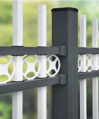 High Strength Powder Coated Ornamental Aluminum Fence for Pool
