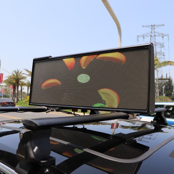 HD SMD Taxi Roof LED Display Advertising Sign 3G 4G Cloud System