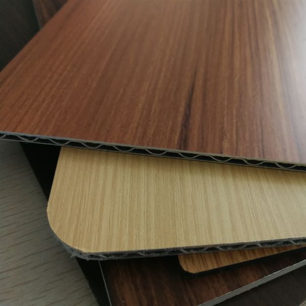 4mm Thick Wood Grain Aluminum Core Panel For Indoor Outdoor Decoration