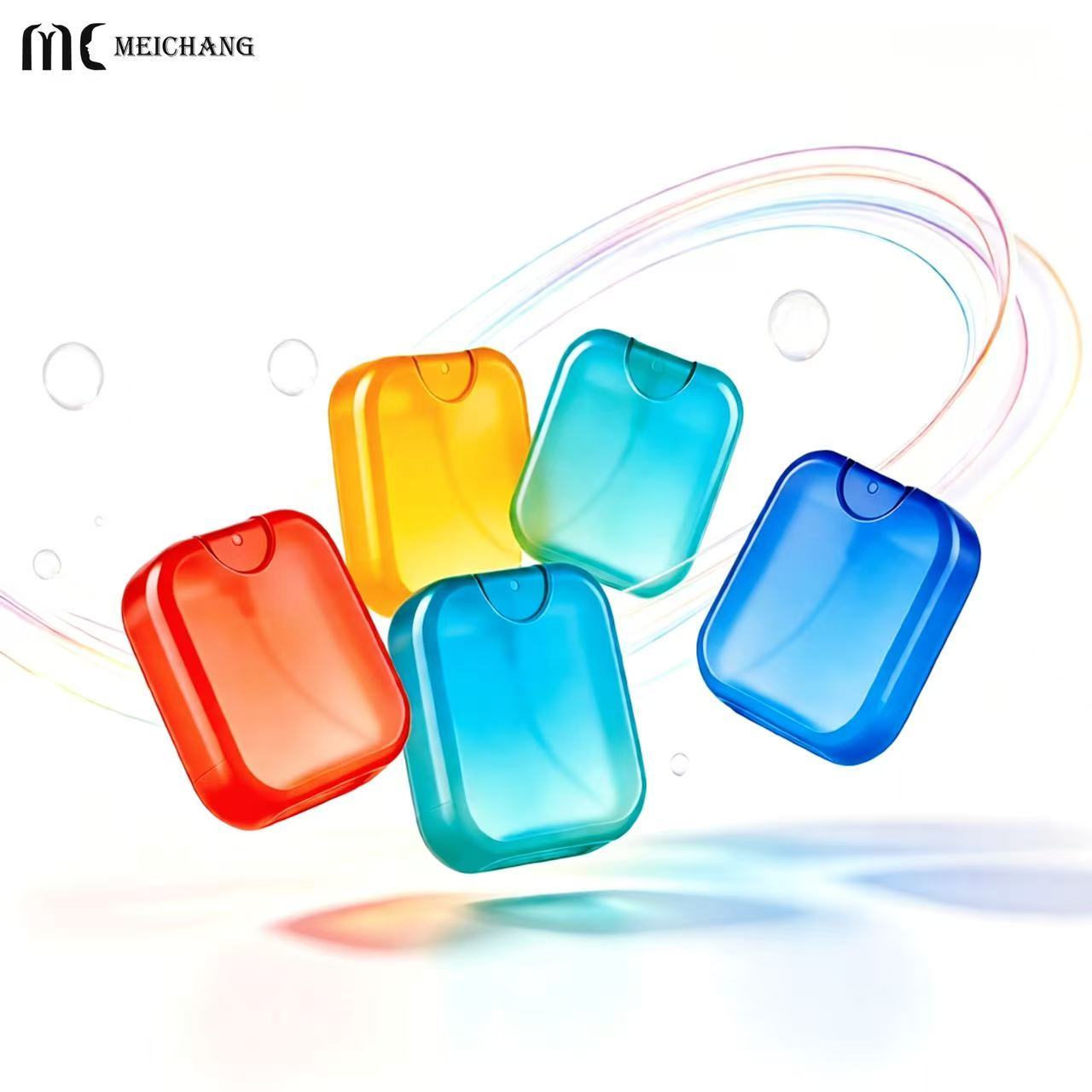 25ml Square Pocket Mouth Freshener Spray Bottle (MC-453)