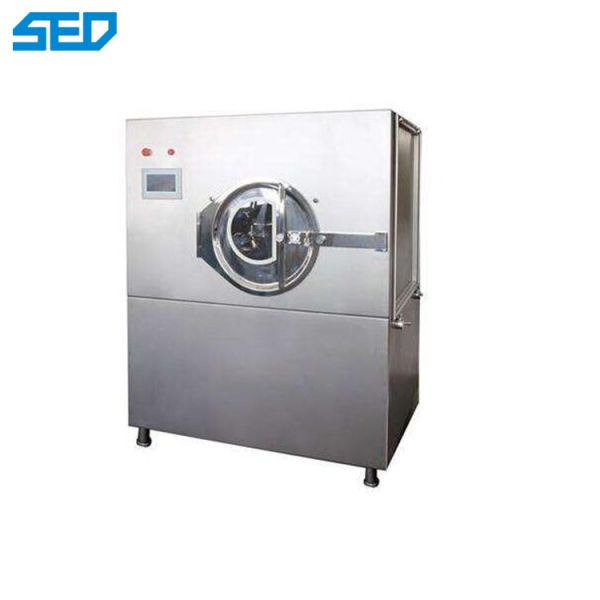Peanut Chocolate Spraying Liquid Candy Coating Machine Stainless Steel Automatic