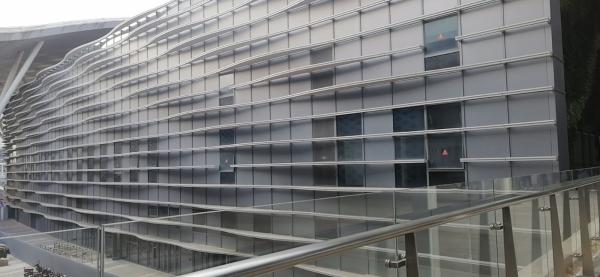 Aluminum Outdoor Wall Facade Panels With Carved Design Perforated Sheet Metal Fireproof Mirror Finish