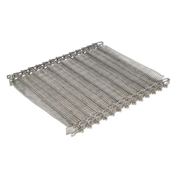                  Flat Flex Wire Mesh Conveyor Belt Metal Conveyor Belt Food Mesh Belt             