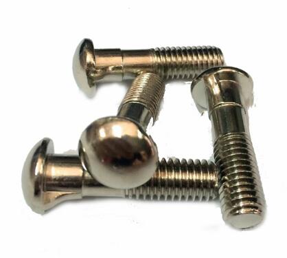 Carbon Steel Blackening Brass Cup Head Nib Bolts M8m16 DIN 607 Zinc Plate Surface