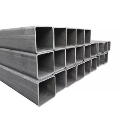 25x50 Low Carbon Steel Pipe Galvanized Structural ERW Rectangular Steel Tube