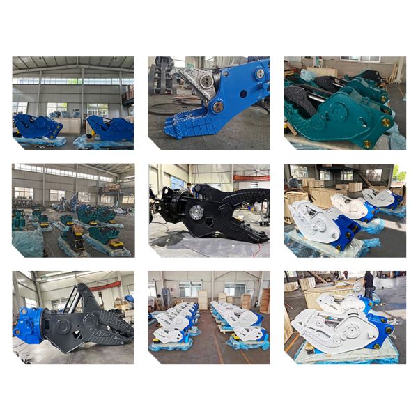 10t 20t 30t 40t Excavator Attachments Hydraulic Concrete Crusher Demolition Pulverizer