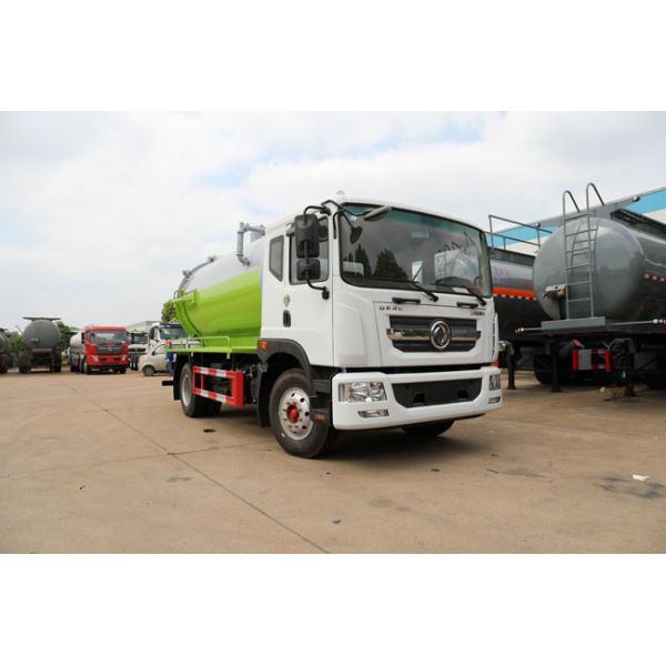 Le moins cher 4*2   10000 Litres  12000 Litres Camion d'aspiration d'eaux usées avec pompe à eaux usées