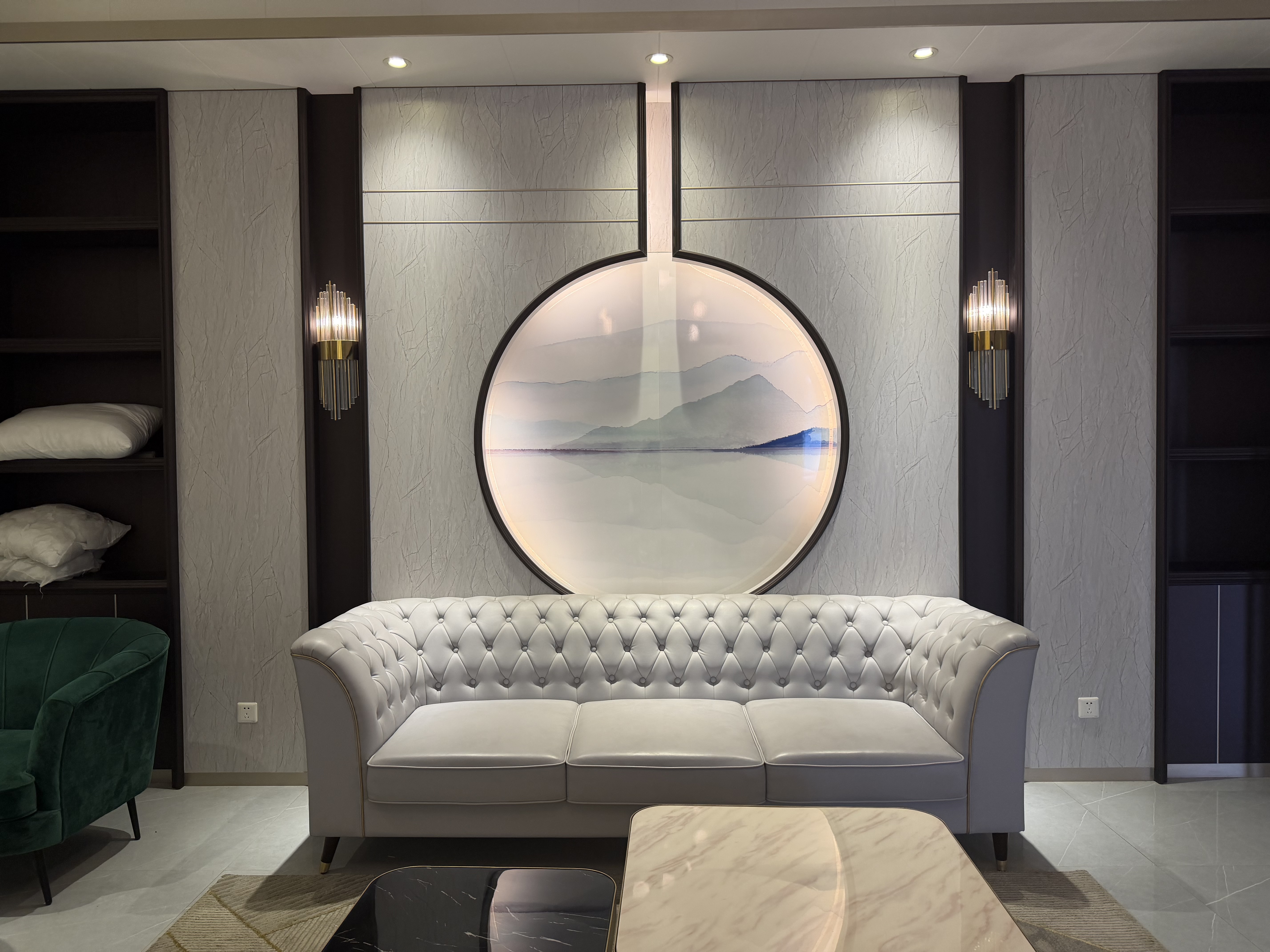 Waterproof Carbon Crystal PVC Wall Panels 1220x2440mm Wood Veneer for Commercial Use