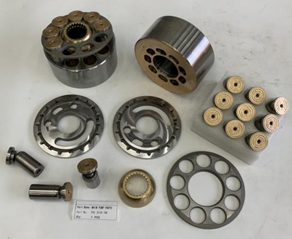 Komatsu Excavator hydraulic pump parts PC200-7 PC210-7K block assy ball guide piston shoe Retainer plate