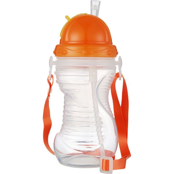 Подгонянная бутылка пластичной воды молока младенца подавая с крышкой сторновки