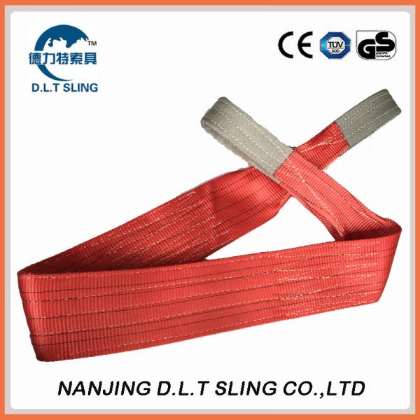 Textile slings,eye to eye flat slings  ,   safety factor 7:1  , According to EN11492-1 Standard,  CE,G