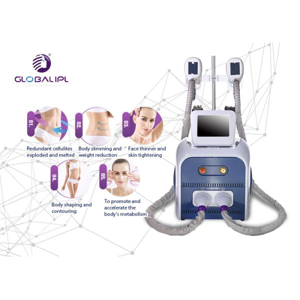 Freeze Cavitation Cryolipolysis Machine For Body Slimming 100w Output Pluse Mode