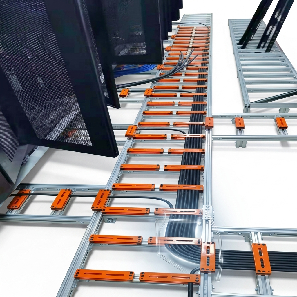 3 Inch Single Rail Aluminum Cable Tray High Strength 1.8m 3.0m 6.0m Span