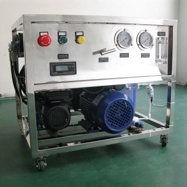 portable Seawater RO Plant Plywood Material 99% Deionization
