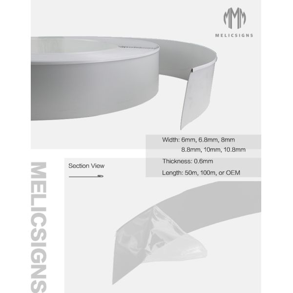 Casquillo de aluminio iluminado color blanco del ajuste del panel de la muestra de acrílico de la fachada con un borde lateral