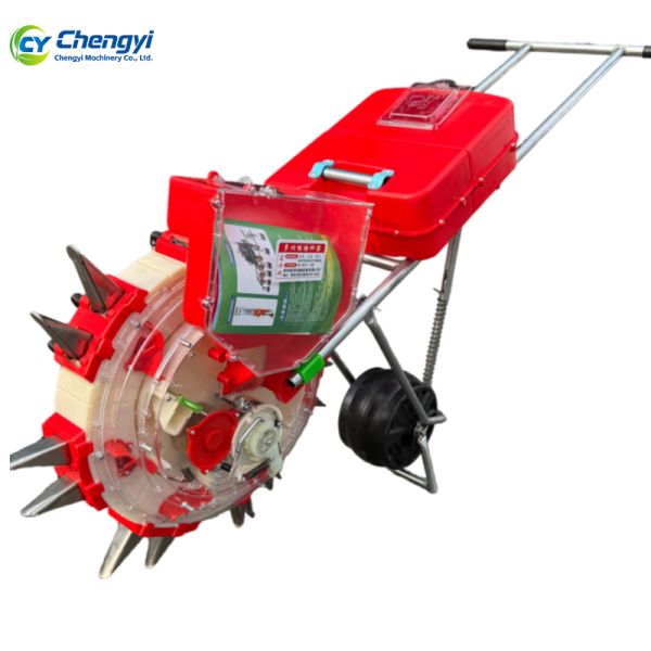 Manual Vegetable Planter Push Seed Sower with Rust-resistant Materials Precision-engineered Seed Plates and Compact Footprint