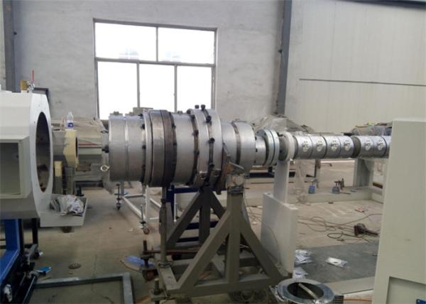 PE Plastic Water Pipe Making Single Screw Extruder , pe Pipe Extrusion Line Supplier