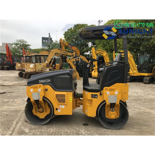 Rouleau routier Caterpillar SN803H machine de construction routière rouleau de construction routière à tambour unique