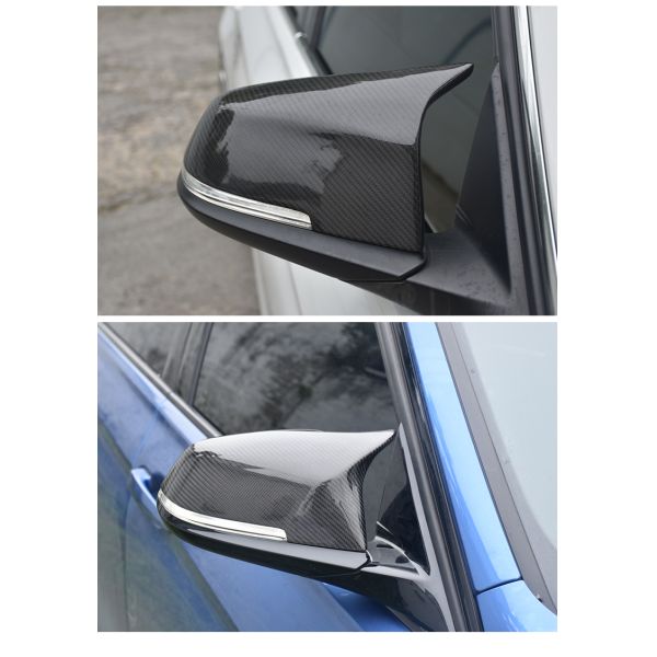 ABS Material Carbon Fiber Mirror Cover For BMW 3 Series F30 F35 Rearview Mirror Cover