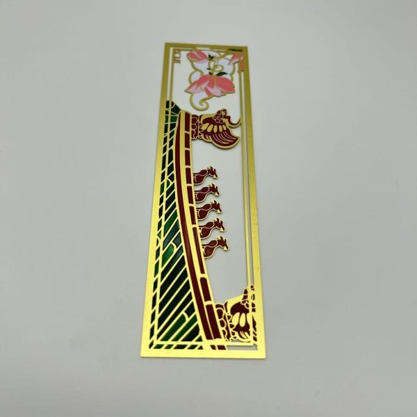 Stainless steel book mark,metal bookmark with custom logo design