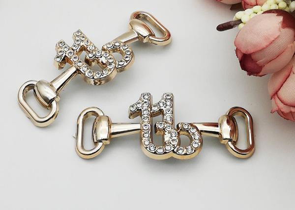 Fashionable Style Plastic Shoe Buckles For Different Styles Shoes , Abrasion Resistant