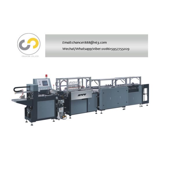 Automatic hardcover case maker machine, level arch file folding machine