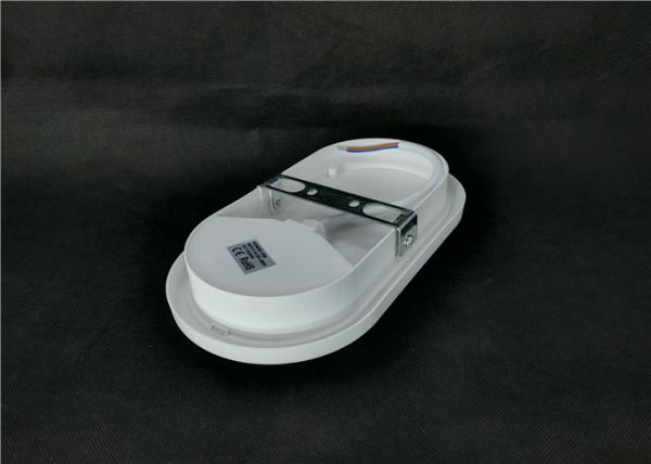 Outdoor Oval Luminaire Moistureproof Bulkhead Wall Light 15W PP Base + PP Diffusor Housing