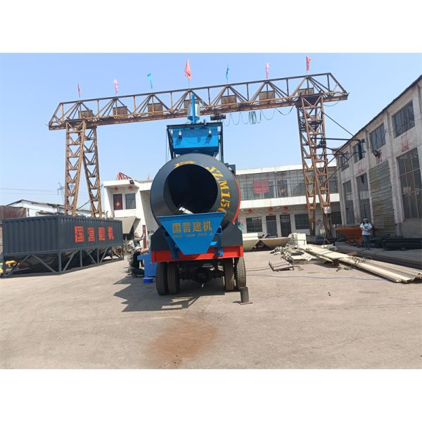 JZM750 Mobile Two Bin Rapid Concrete Mixing Plant Machine 750L