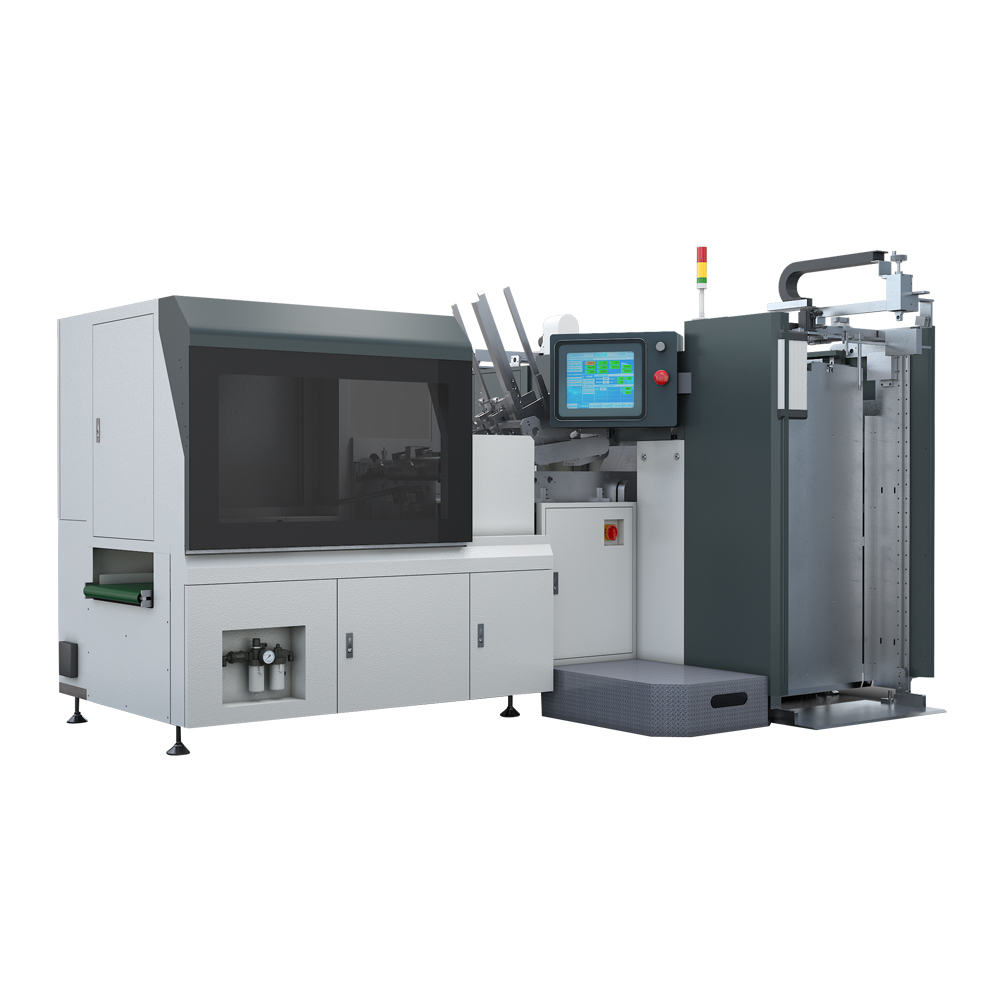 HX5000B Board Book Lay Flat Binding Machine Paper Board Folding Gluing Grayboard Inserting Unit