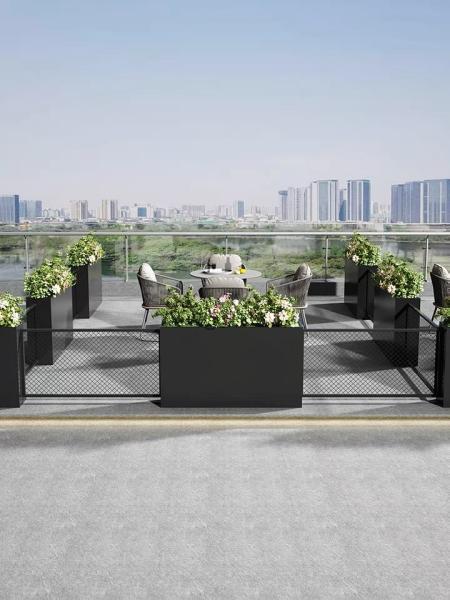 Stainless Steel Vase Square Or Round Stainless Steel Plant Stand Custom Color