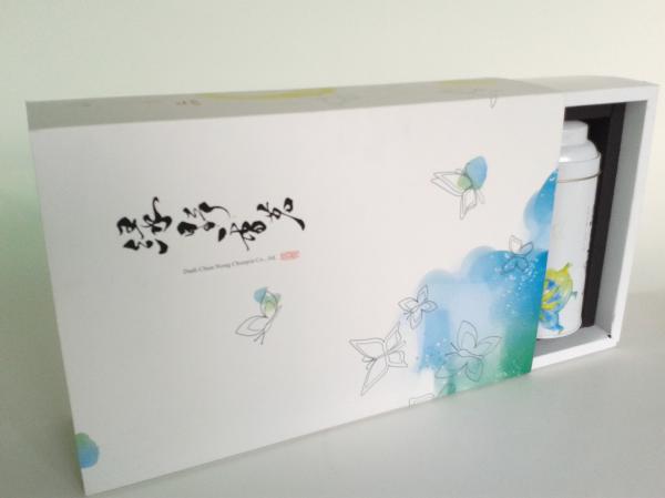 Caixa de papel ondulada para o empacotamento cosmético, caixa luxuosa da gaveta para a embalagem do presente