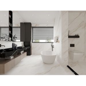 Блестящая белая глазурная мраморная плитка керамическая полная плитка 800*800 мм