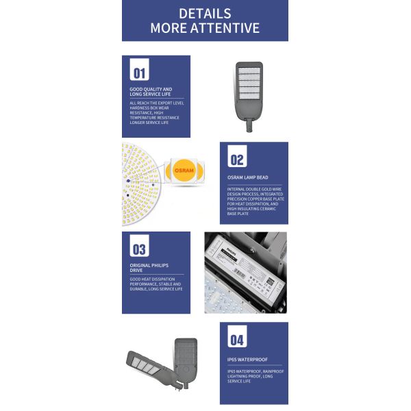 Outdoor Lighting LED Module Street Lamp 100w 200w 300w High Pole Street Lamp