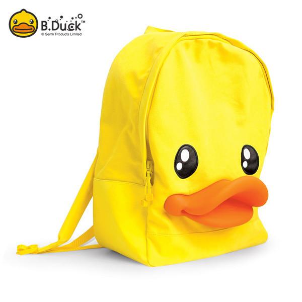 Oxford Cute Backpack Bag 3D Duck PU Nylon non phthalate pvc Material