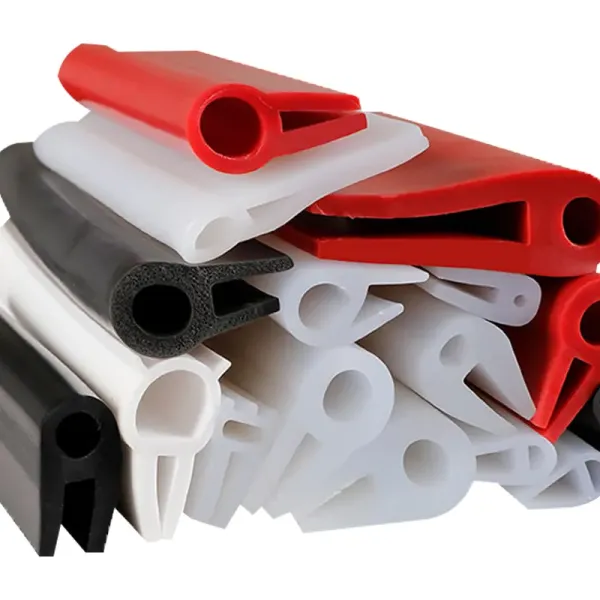Customization U-Shaped Glass Bead Rubber Protective Sealing Strip Edge Wrapping Adhesive Sealing Strip for Cabinet Door