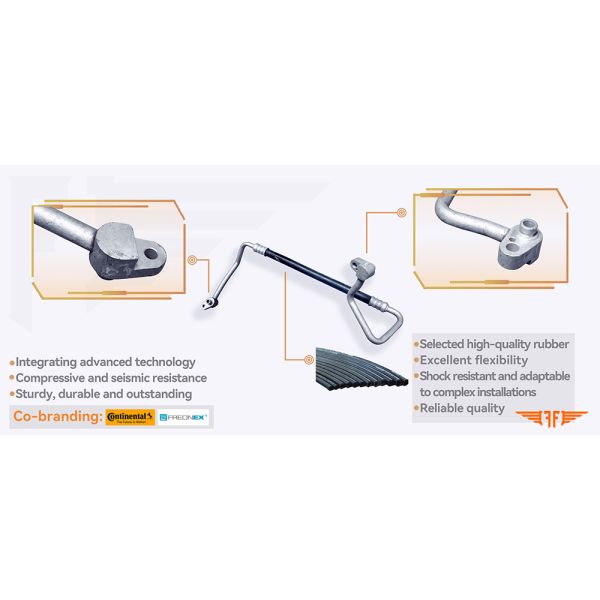 Hyundai Veloster OEM 97762-1R050 AC Discharge Hose Kia K2 1.4L Fits 12-17