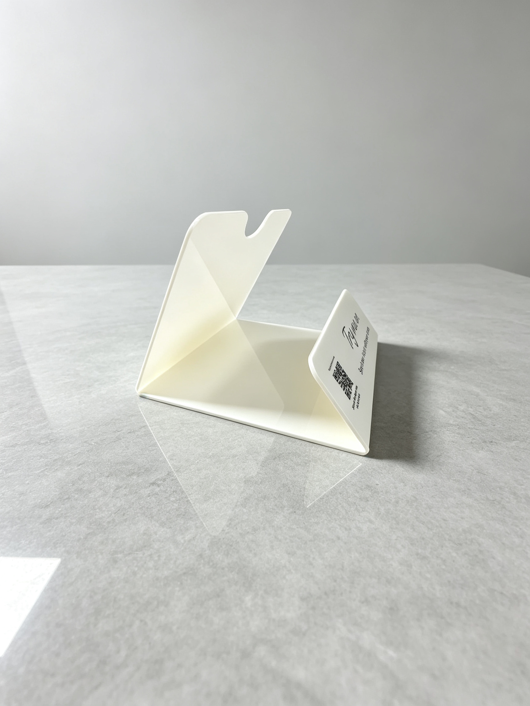White Acrylic Bouquet Display Stand, Portable Flower Holder for Wedding Ceremony, Party Events, Florist Shop Counter & Retail Display, Customizable