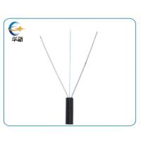 FTTH Drop Cable GJXH 2 Core Single Mode Fiber Optic Cable With Steel Wire Strengthened For Indoor Aerial/Duct Installation