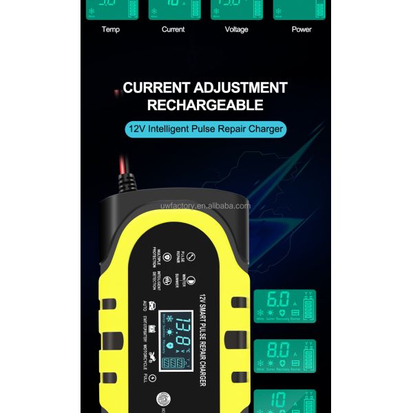 Fashionable Lead Acid Battery Charger OEM/ODM Accepted 12V 10A Solar Car Lead-Acid Battery Charger with SCP Function