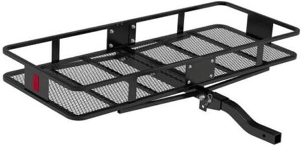 polegada de aço preta do XL 60x24 das peças da fabricação de metal do portador da carga do engate da cesta 500lbs