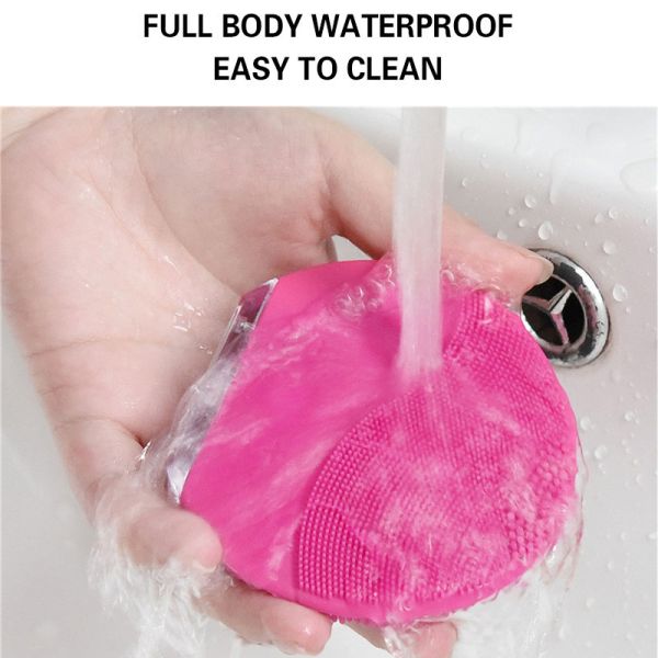 Facial Cleansing Brush Wireless Charging Electric Sonic Face Massager IPX7 waterproof