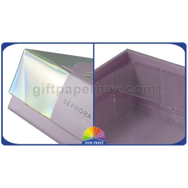 Custom Made Perfume Rigid Packaging Box With Plastic Blister Tray Inserts