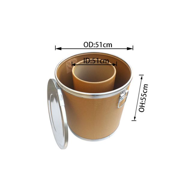 150kg Welding Wire Drum 51cm OD Removable Fiber Storage Drums