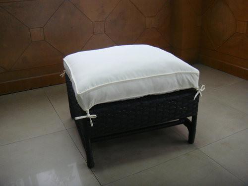 European Style Hand-Woven Outdoor Rattan Sofa Chair For Balcony