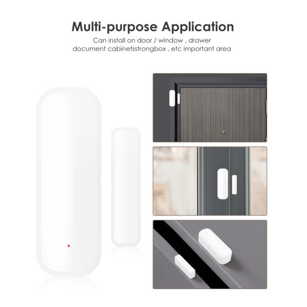 Wireless 802.11b WiFi Door Detector Sensor Alarm for Smart Home Security