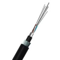 Câble optique sous-marin GYTA33 12/24/48 âmes double gaine renforcé blindé, fourniture d'équipement à fibre optique
